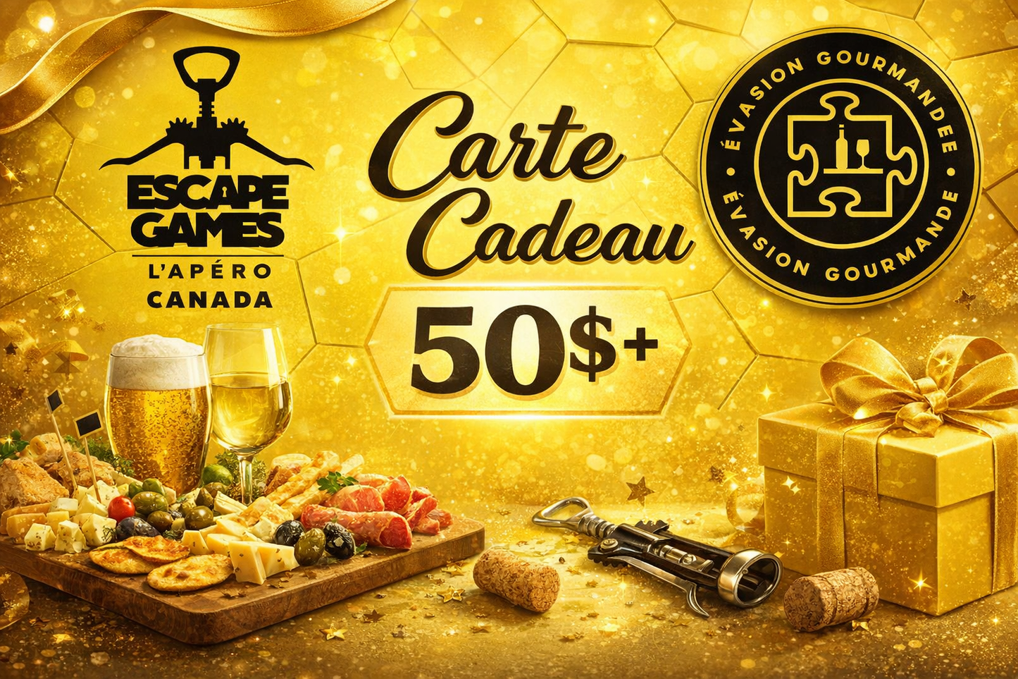 Carte Cadeau Escape Games l'Apéro Sherbrooke